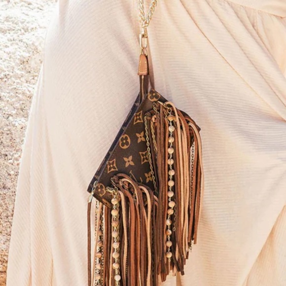 Louis Vuitton Brown Fringe Women's Bag - Picture 1 of 5